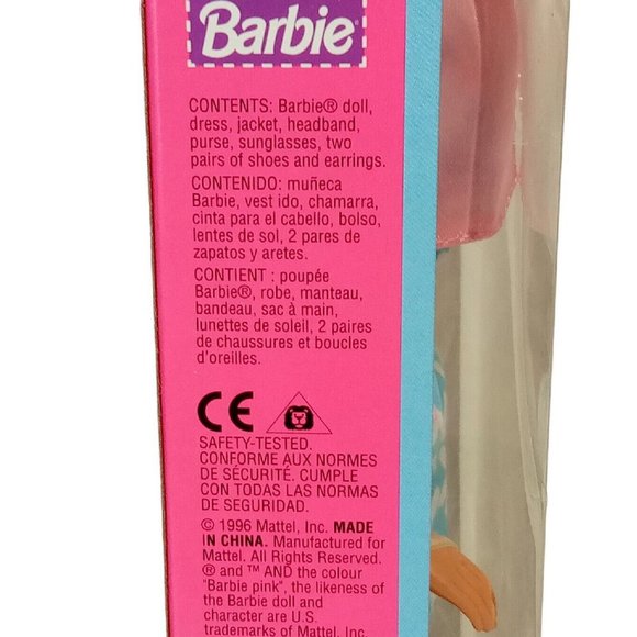 Chic Barbie #17297 Vintage 1996 Mattel Doll-Mint Box-unopened and Excellent - Picture 10 of 12